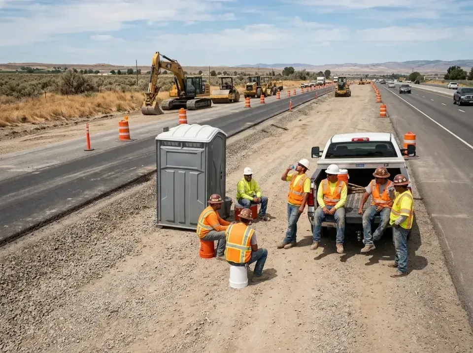 highway-road-construction-crew-007 — frequently asked questions, Porta Potty and Restroom Rentals in Tenino, WA